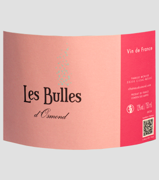 Les Bulles Rosé of Chateau d'Osmond - Case of 6 x 750ml bottles