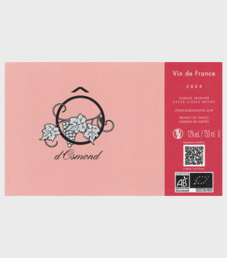 Ô d'Osmond Rosé - Case of 6 x 750ml bottles