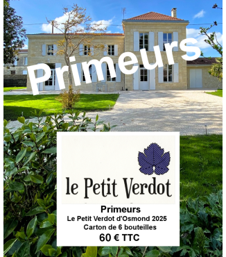Le Petit Verdot of Château d'Osmond - Vin de France - 750ml