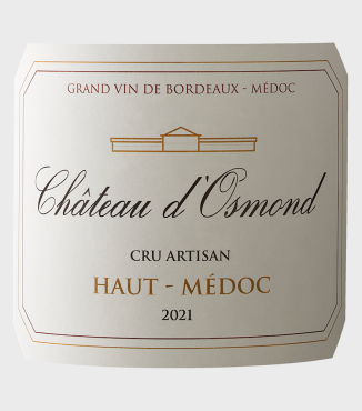 Château d'Osmond 2021 label - 6L