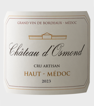 Château d'Osmond 2023 label - 6L
