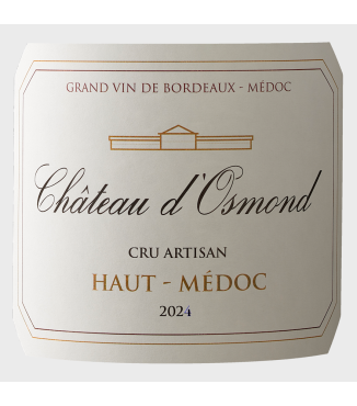 Étiquette du Château d'Osmond 2024 - 6L