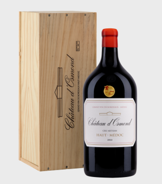 Caisse bois - Château d'Osmond - Cru artisan - Médoc AOC - 3000ml