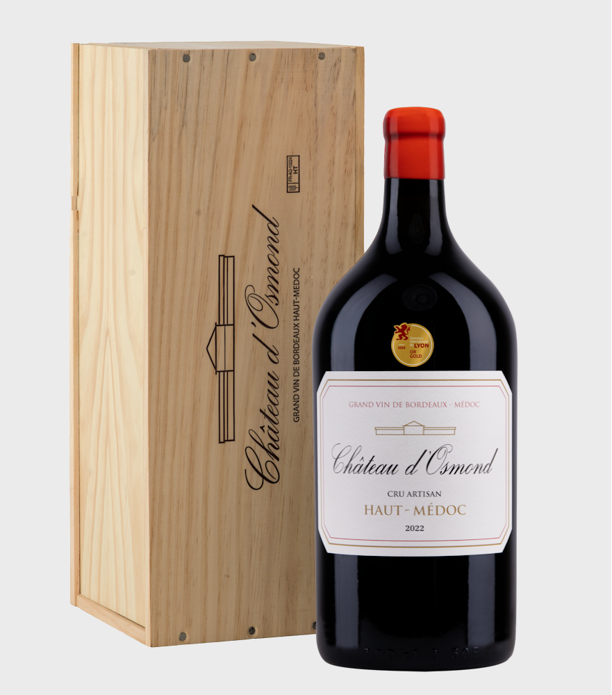 Caisse bois - Château d'Osmond - Cru artisan - Médoc AOC - 3L
