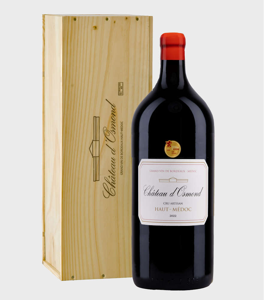 Impériale - Caisse bois - Château d'Osmond - Cru artisan - Médoc AOC - 3000ml